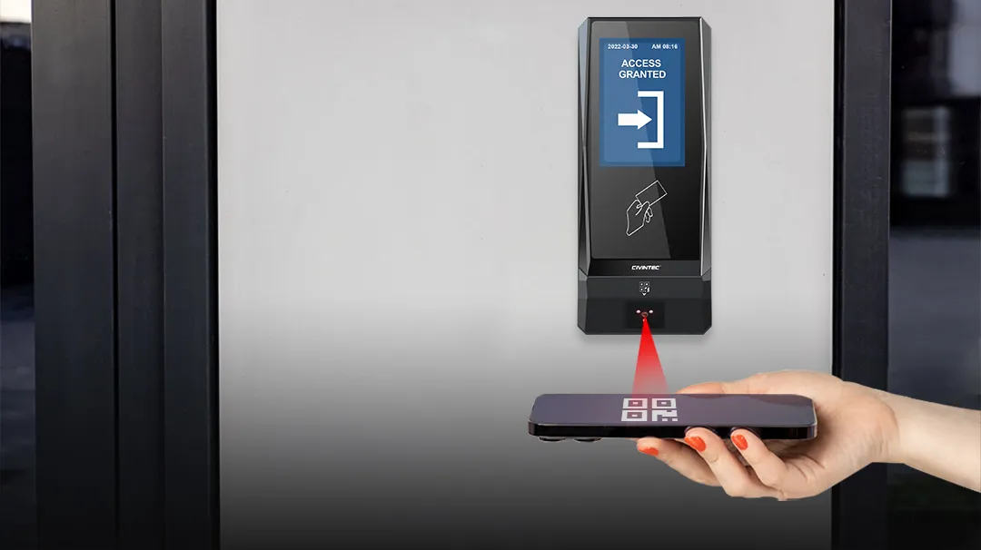CT9 PRO_ QR code access control_CIVINTEC
