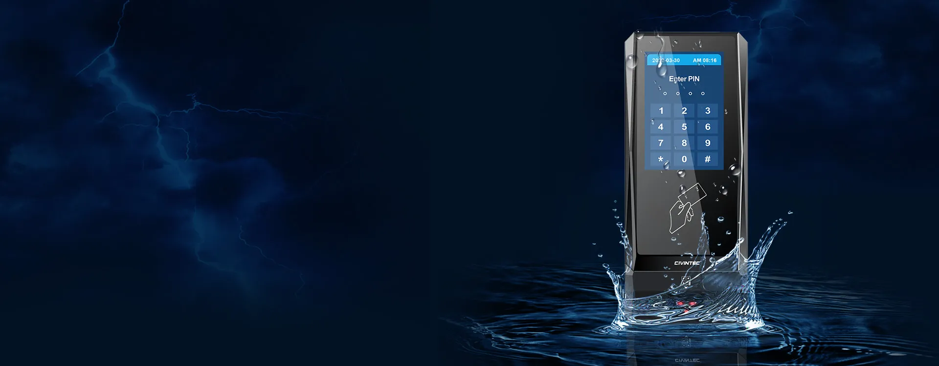 CT9 PRO_IP65 Weather-Resistant access control_CIVINTEC