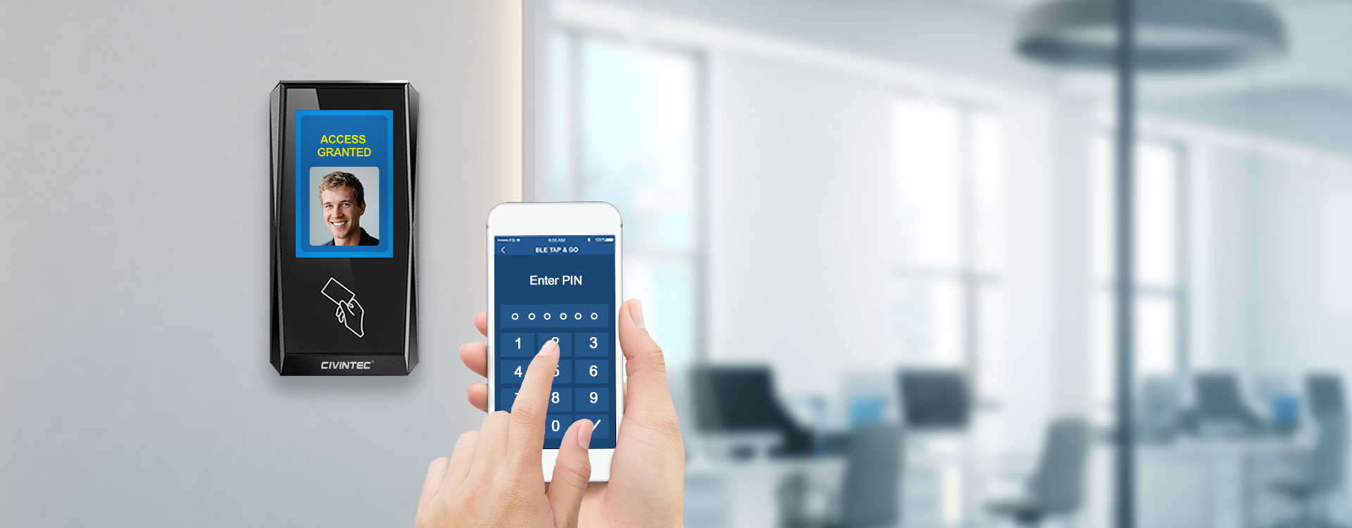 CT9 PRO_Server centralized access control terminal _CIVINTEC