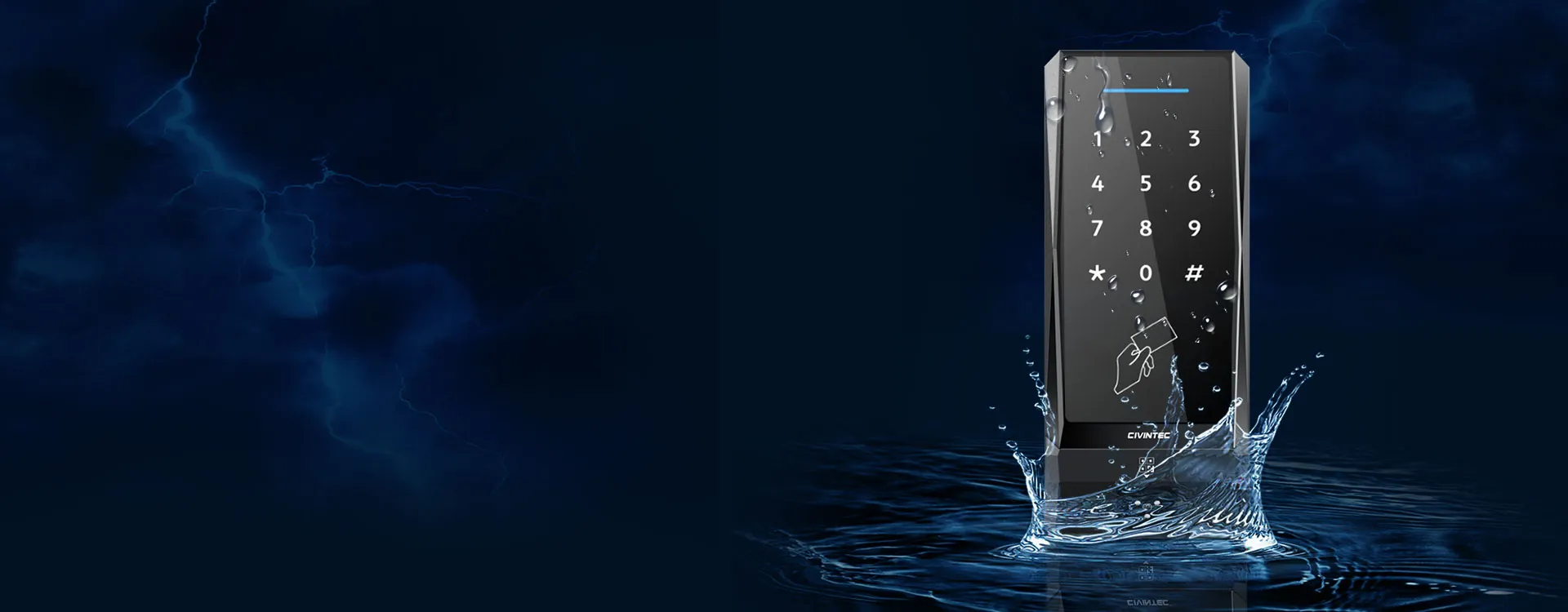 CT9 PRO_IP65 Weather-Resistant access control_CIVINTEC