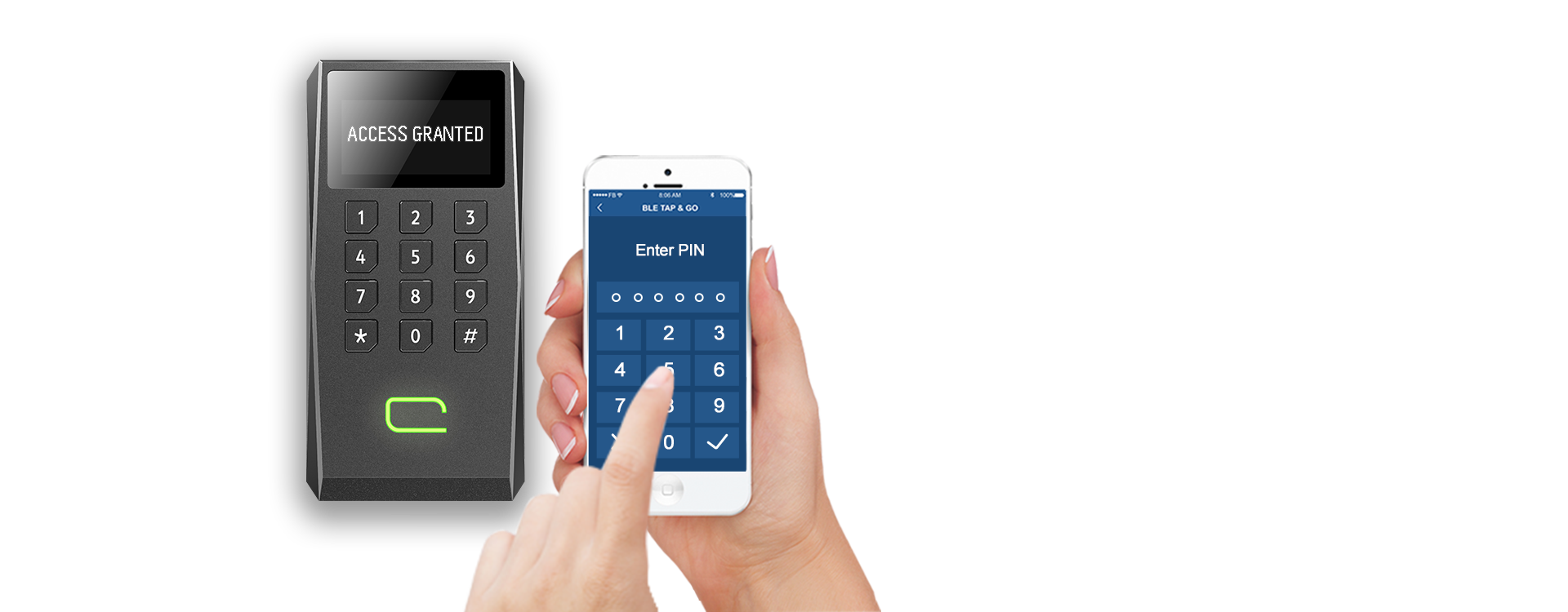 MORE FLEXIBLE TO ENTER PIN CODE