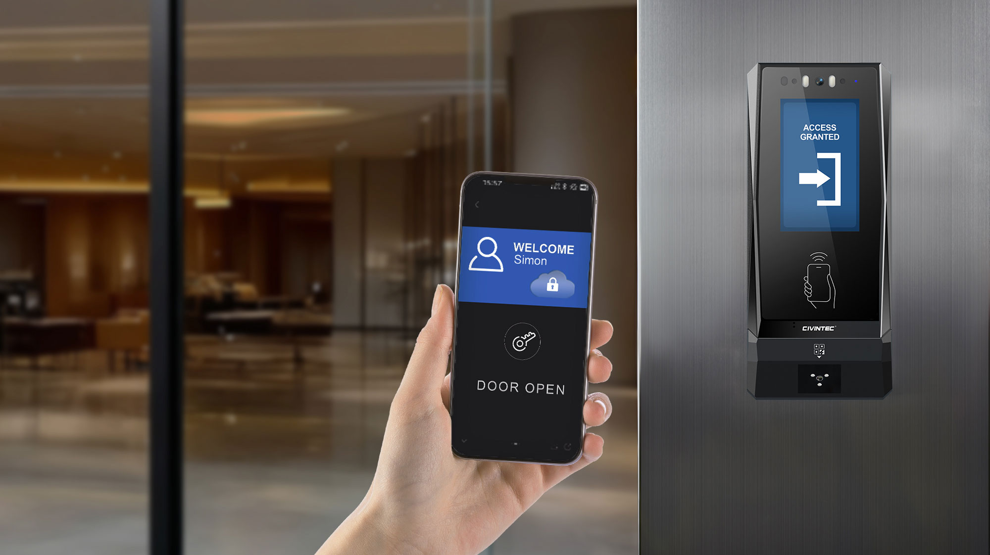 CT9 PRO_ Mobile Key access control_CIVINTEC
