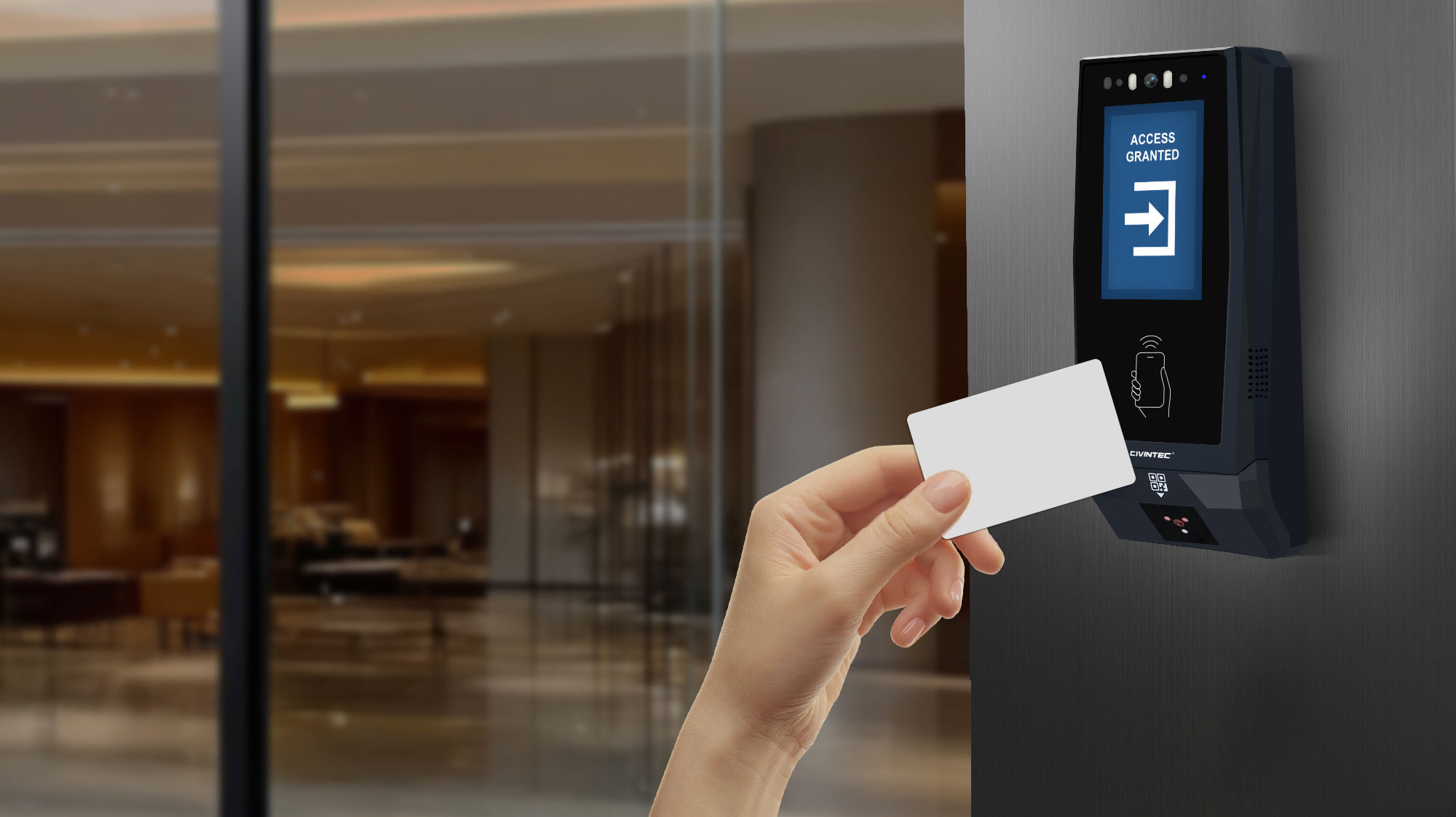 CT9 PRO_ Dynamic QR Code access control_CIVINTEC
