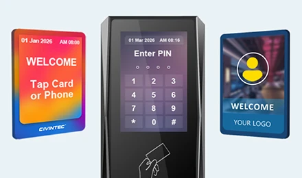 CIVINTEC touch screen access control reader