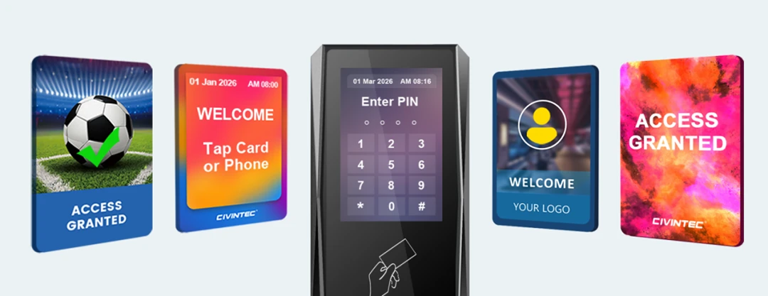 CIVINTEC touch screen access control reader